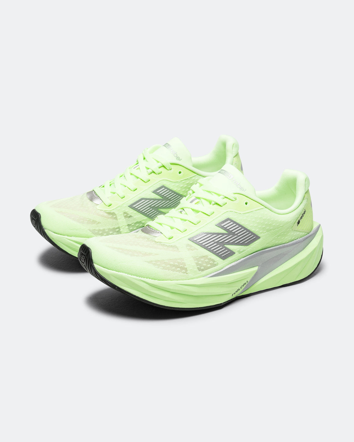 New Balance - Mens FuelCell Rebel v5 - Mint Flash/Lab Green-Silver Metallic - Up There Athletics