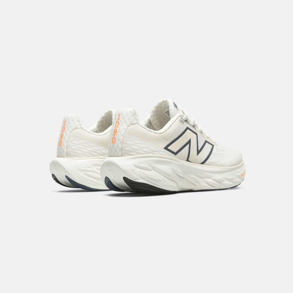 New Balance - Womens Fresh Foam 1080v14 - Sea Salt/Vintage Indigo-Hot Mango - Up There Athletics