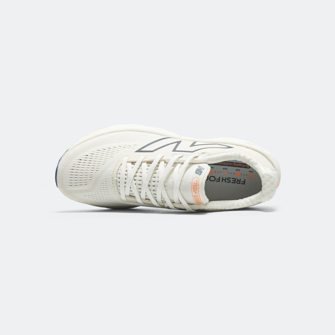 New Balance - Womens Fresh Foam 1080v14 - Sea Salt/Vintage Indigo-Hot Mango - Up There Athletics