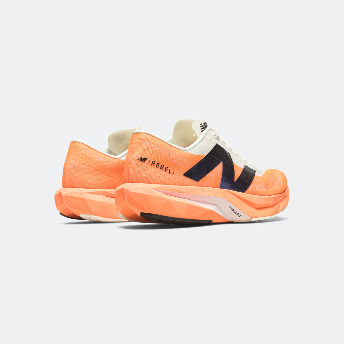 New Balance - Mens FuelCell Rebel v4 - Hot Mango/Angora-Black - Up There Athletics