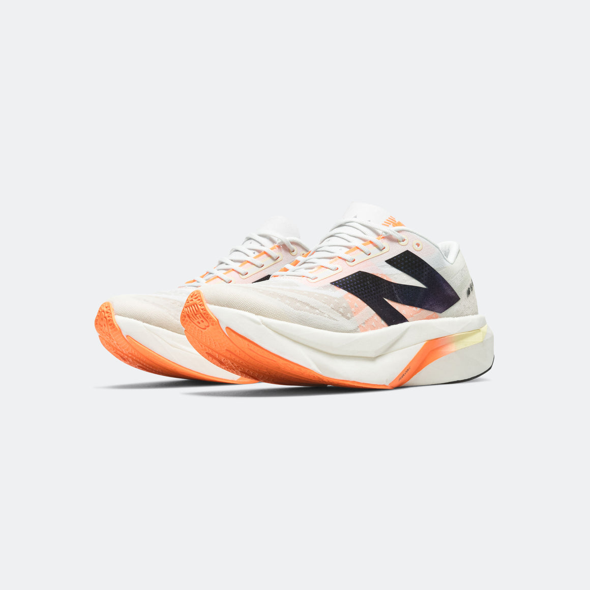 New Balance - Womens FuelCell SuperComp Elite v4 - White/Angora-Hot Mango - Up There Athletics