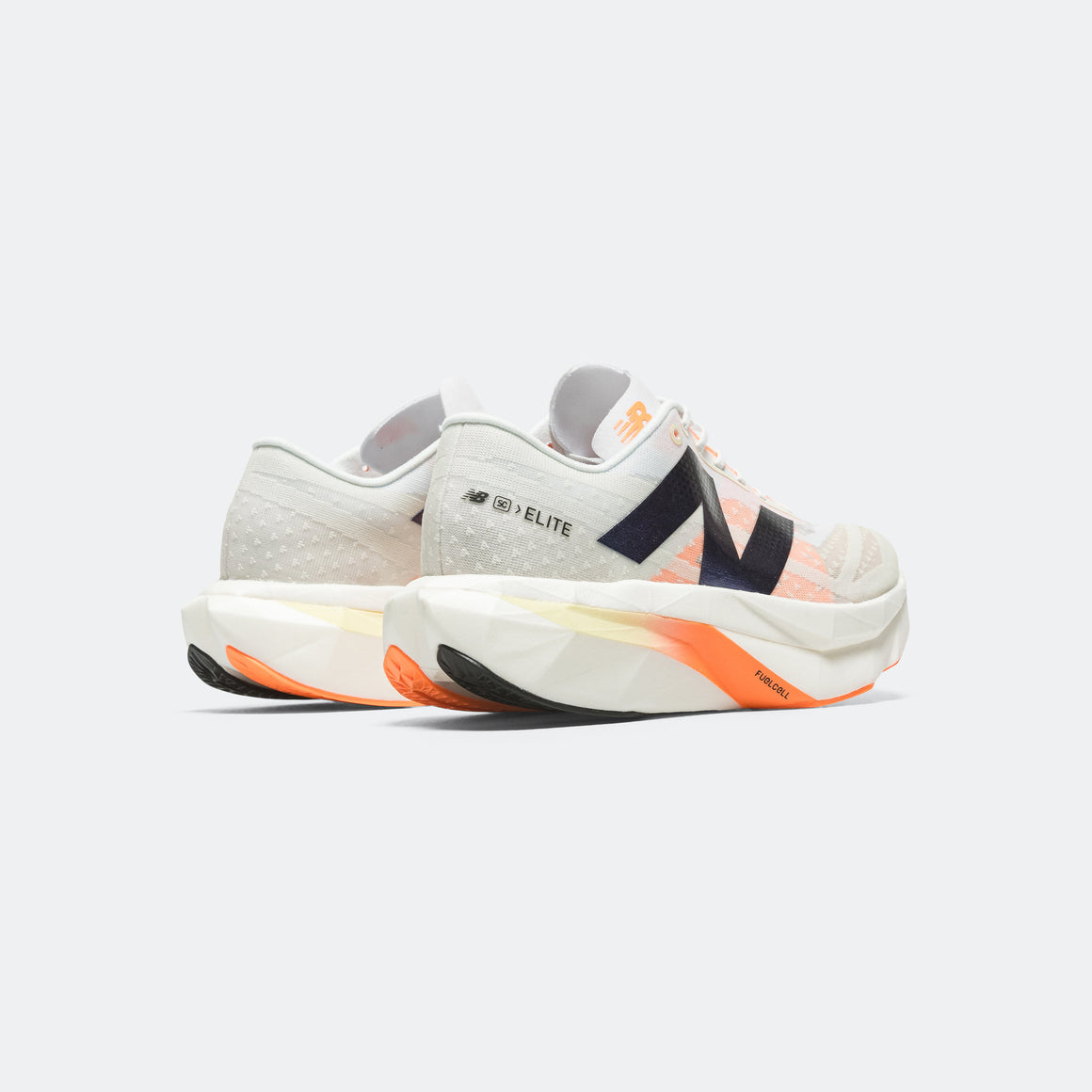 New Balance - Womens FuelCell SuperComp Elite v4 - White/Angora-Hot Mango - Up There Athletics