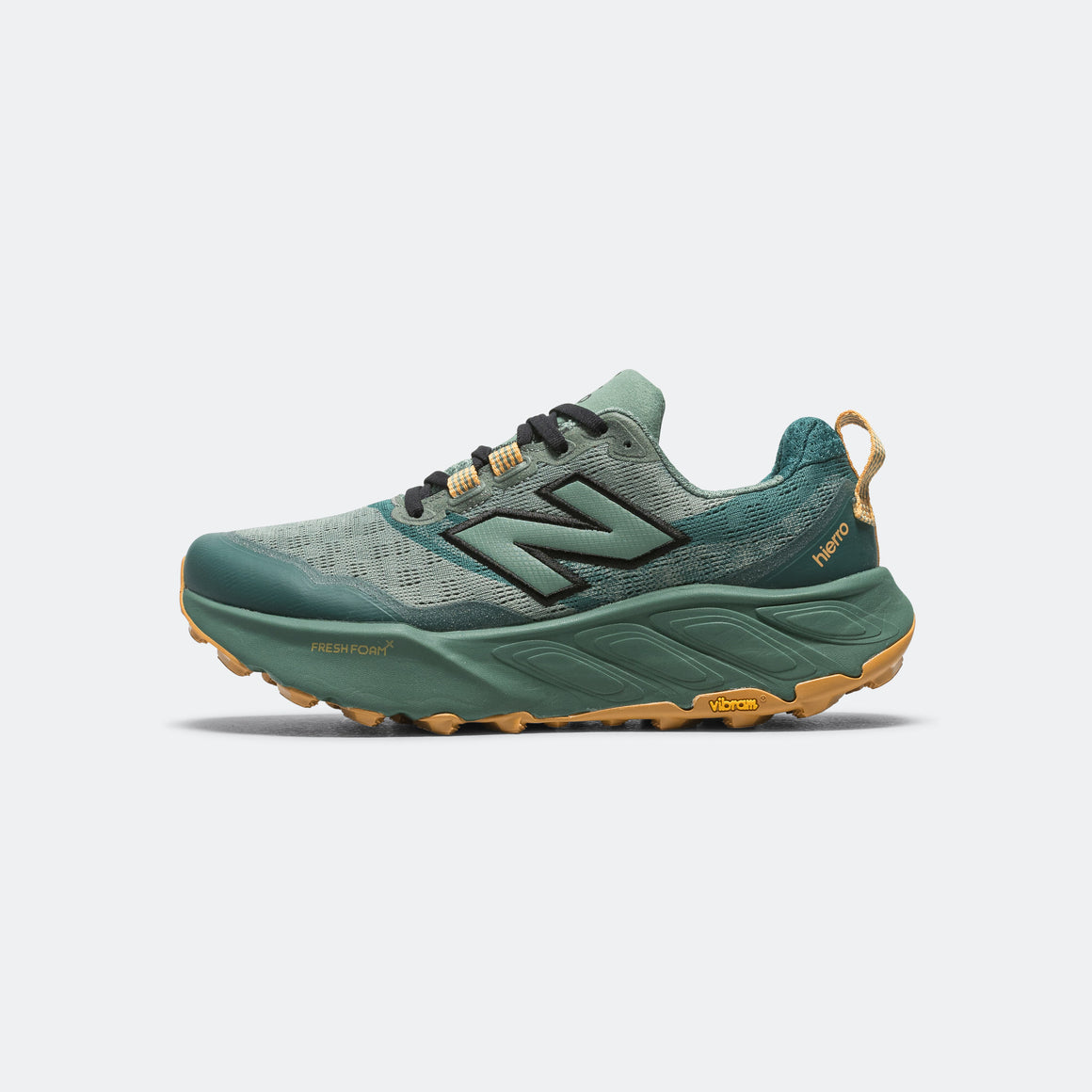 New Balance - Mens Fresh Foam X Hierro v9 - Dark Juniper/Black-Dried Apricot - Up There Athletics
