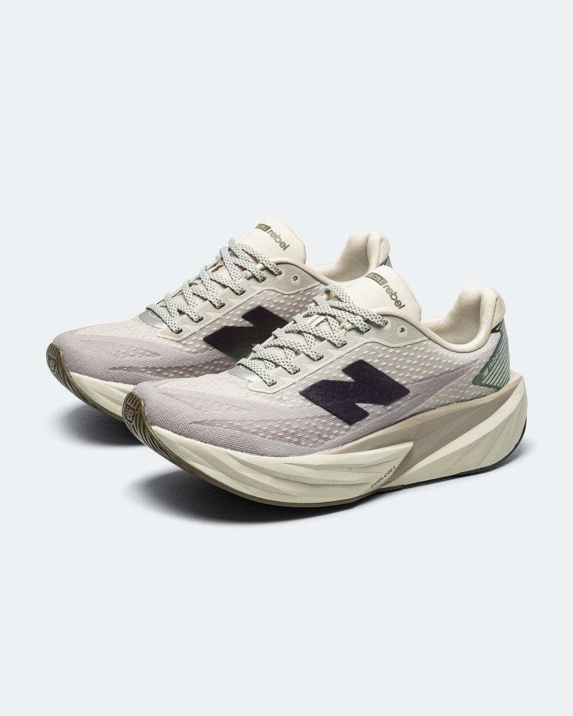 New Balance - Womens FuelCell Rebel v5 - Shipyard/Arid Stone-Woodland - Up There Athletics