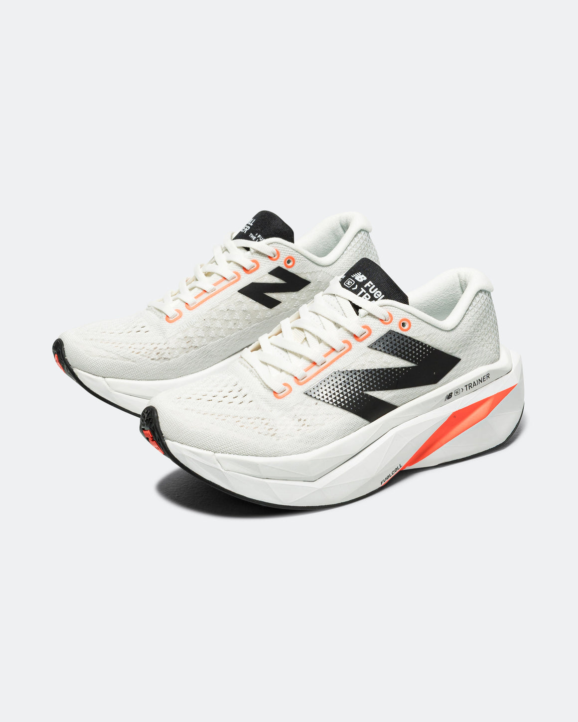 New Balance - Womens FuelCell SuperComp Trainer v3 - Sea Salt/Urgent Red-Black - Up There Athletics