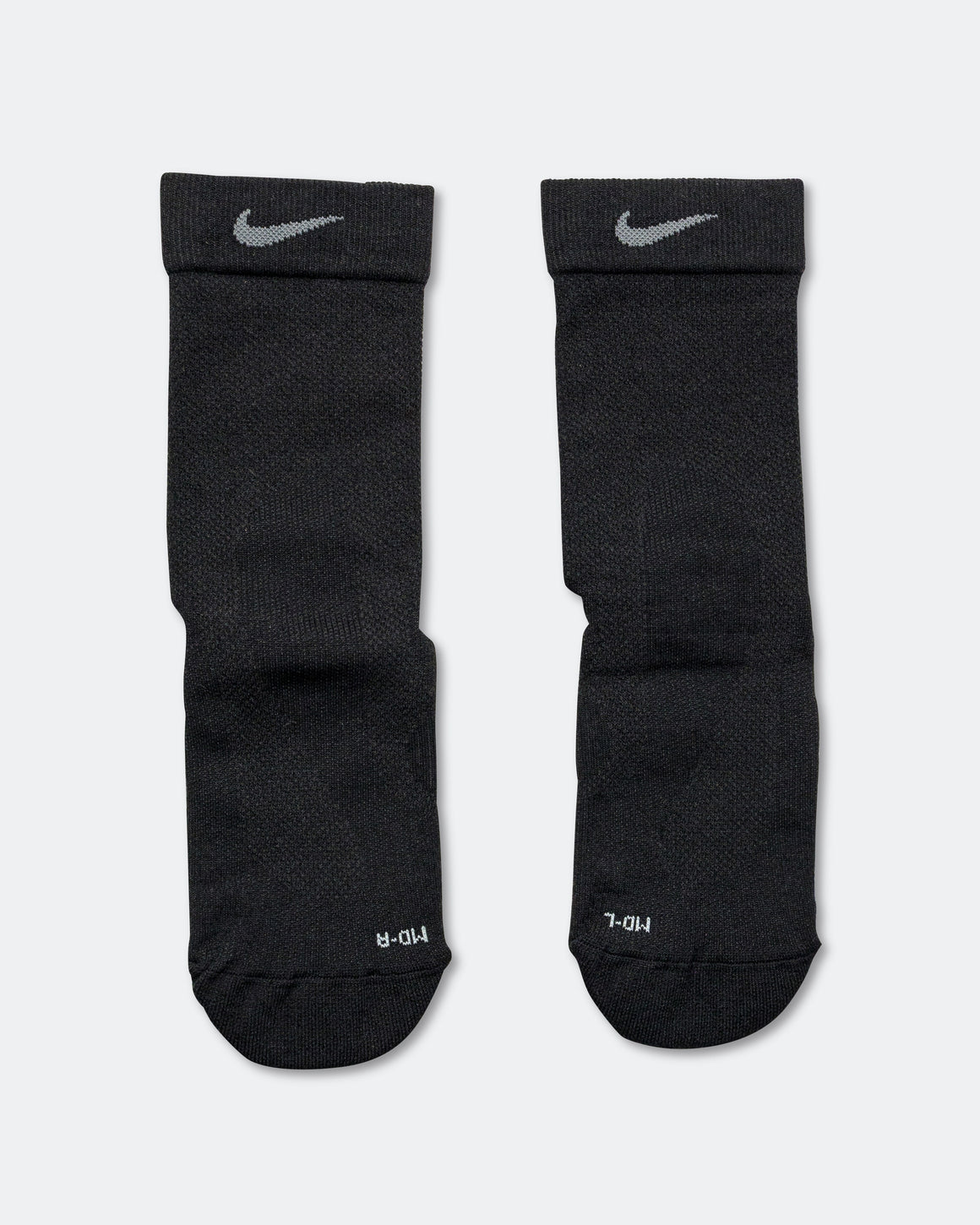 Nike - Fast Lightweight Crew Sock - Black/Dk Smoke Grey-Smoke Grey - Up There Athletics