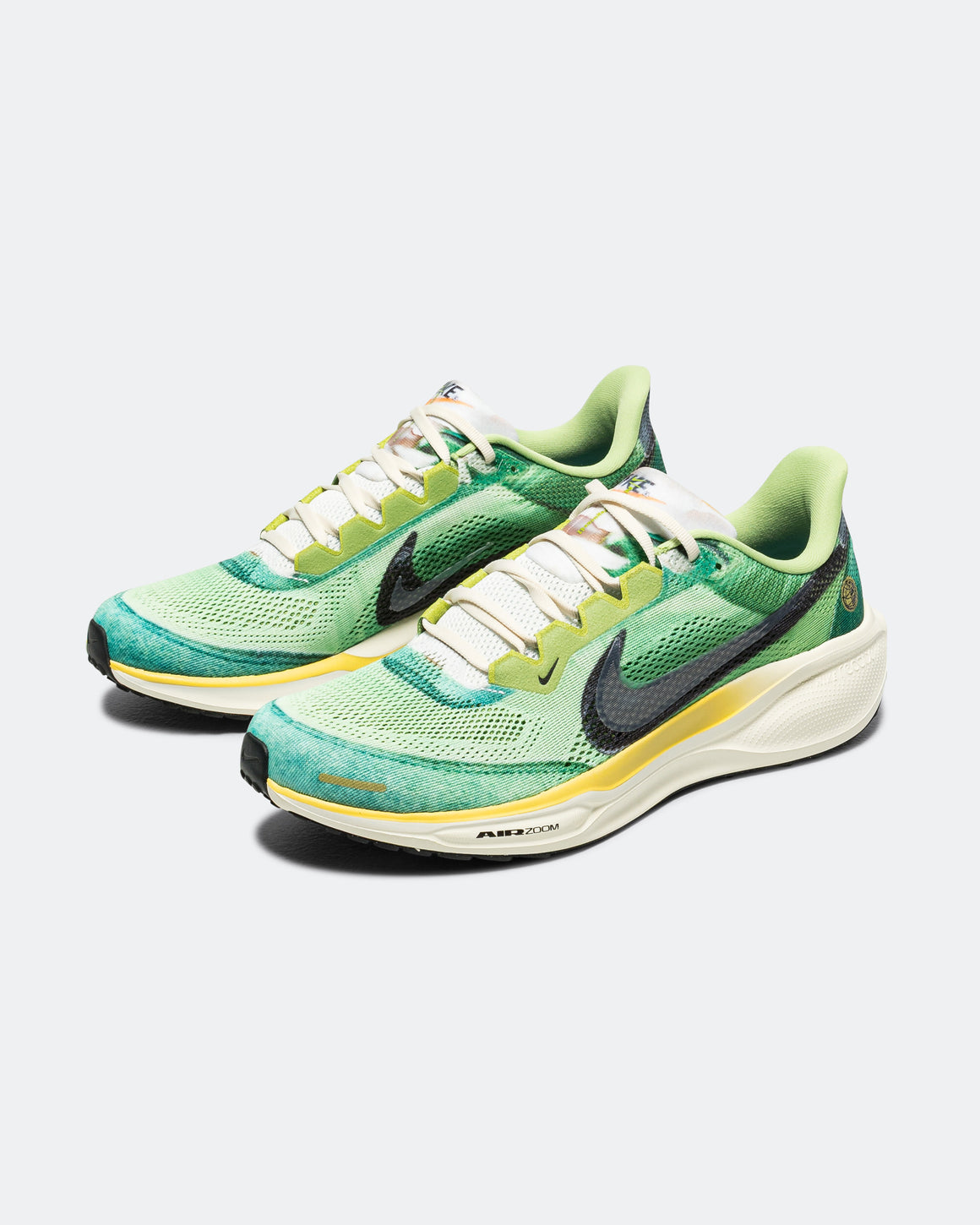 Nike - Mens Air Zoom Pegasus 41 SE - Multi Colour/Clear-Vivid Green-Dark Apple - Up There Athletics