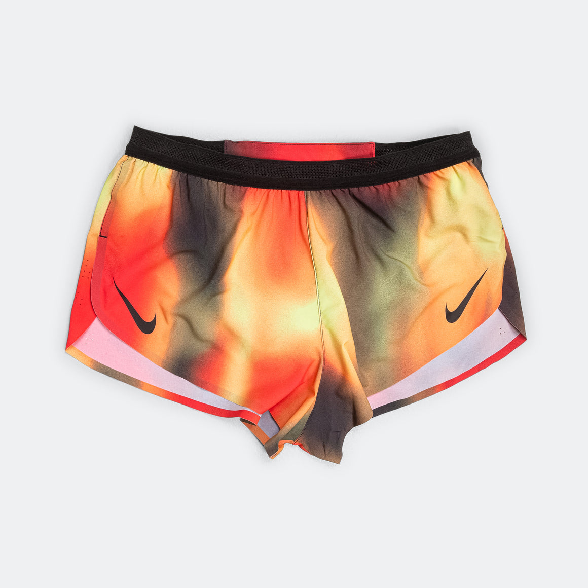 Nike - Mens Dri-FIT ADV Aeroswift Elite Entry Shorts - Light Lemon Twist/Light Crimson-Black - Up There Athletics