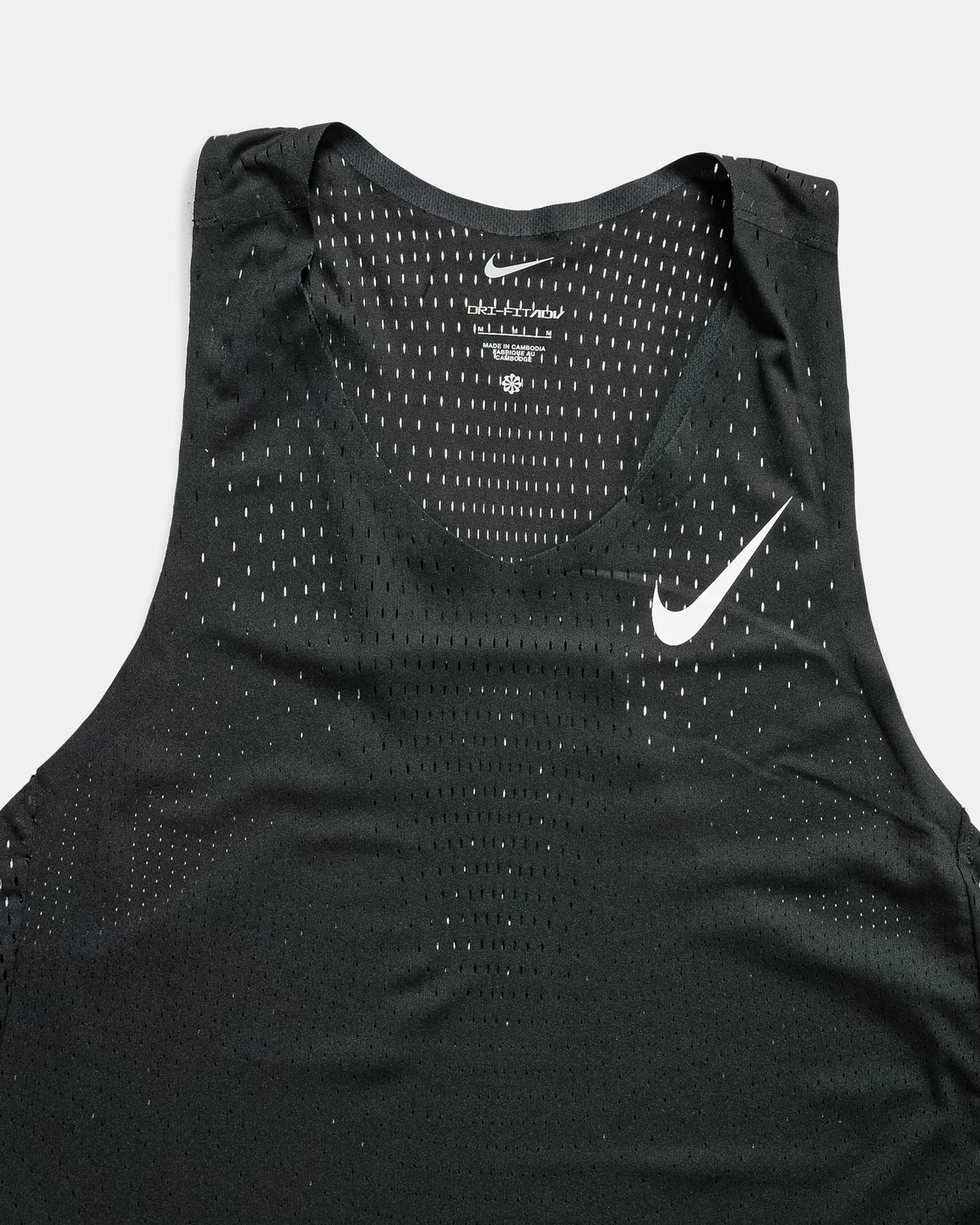 Nike - Mens Dri-FIT ADV Aeroswift Singlet - Black - Up There Athletics