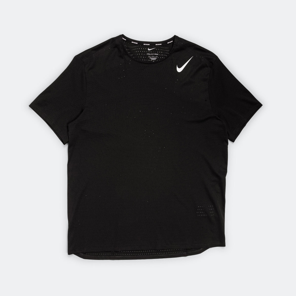 Nike - Mens Dri-FIT ADV Short-Sleeve Running Top - Black/Summit