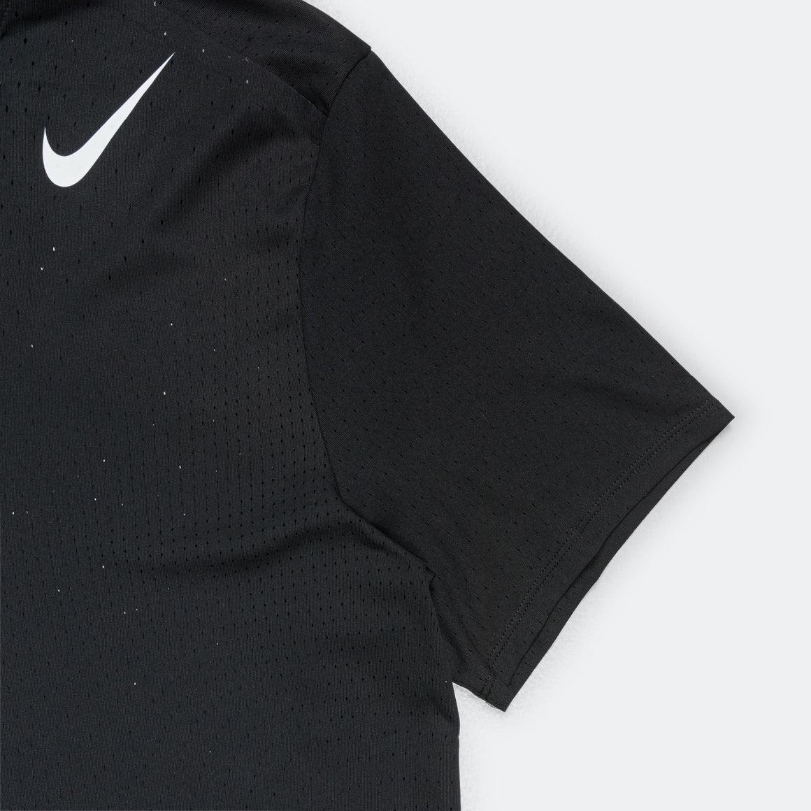 Nike - Mens Dri-FIT ADV Short-Sleeve Running Top - Black/Summit White - Up There Athletics
