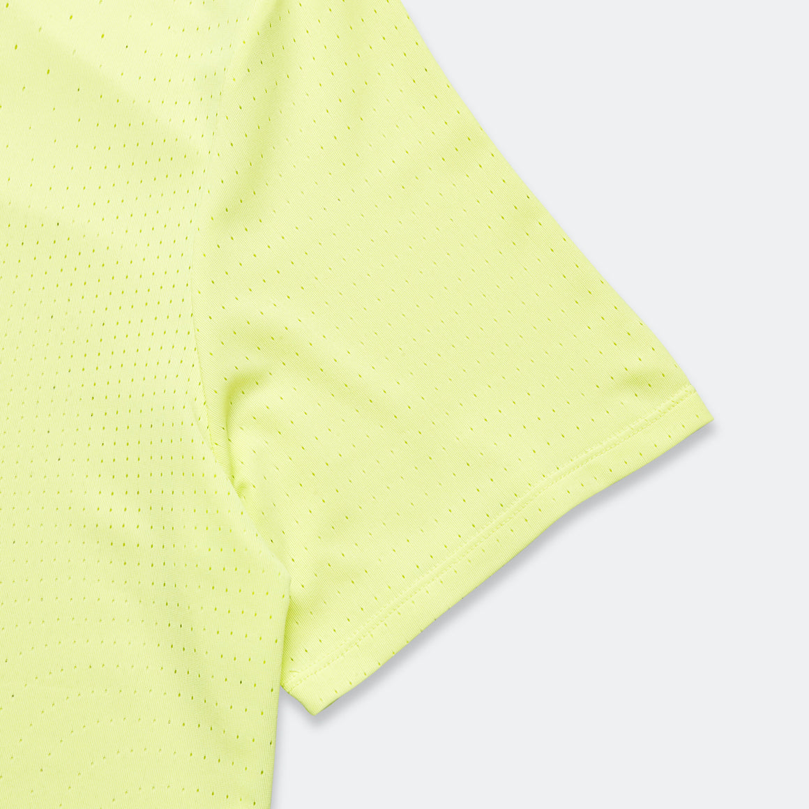 Nike - Mens Dri-FIT ADV Short-Sleeve Running Top - Light Lemon Twist/Black - Up There Athletics