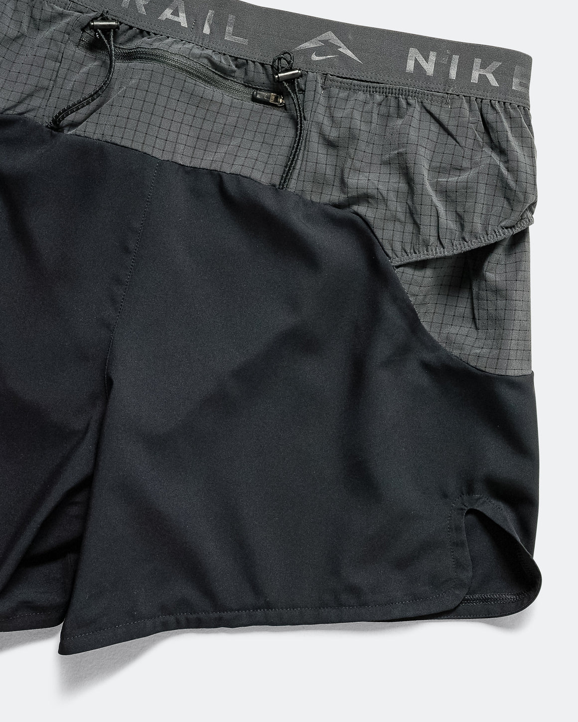 Nike - Mens Dri-FIT Second Sunrise 5in Brief-Lined Running Shorts - Black/Anthracite-Black-Summit White - Up There Athletics