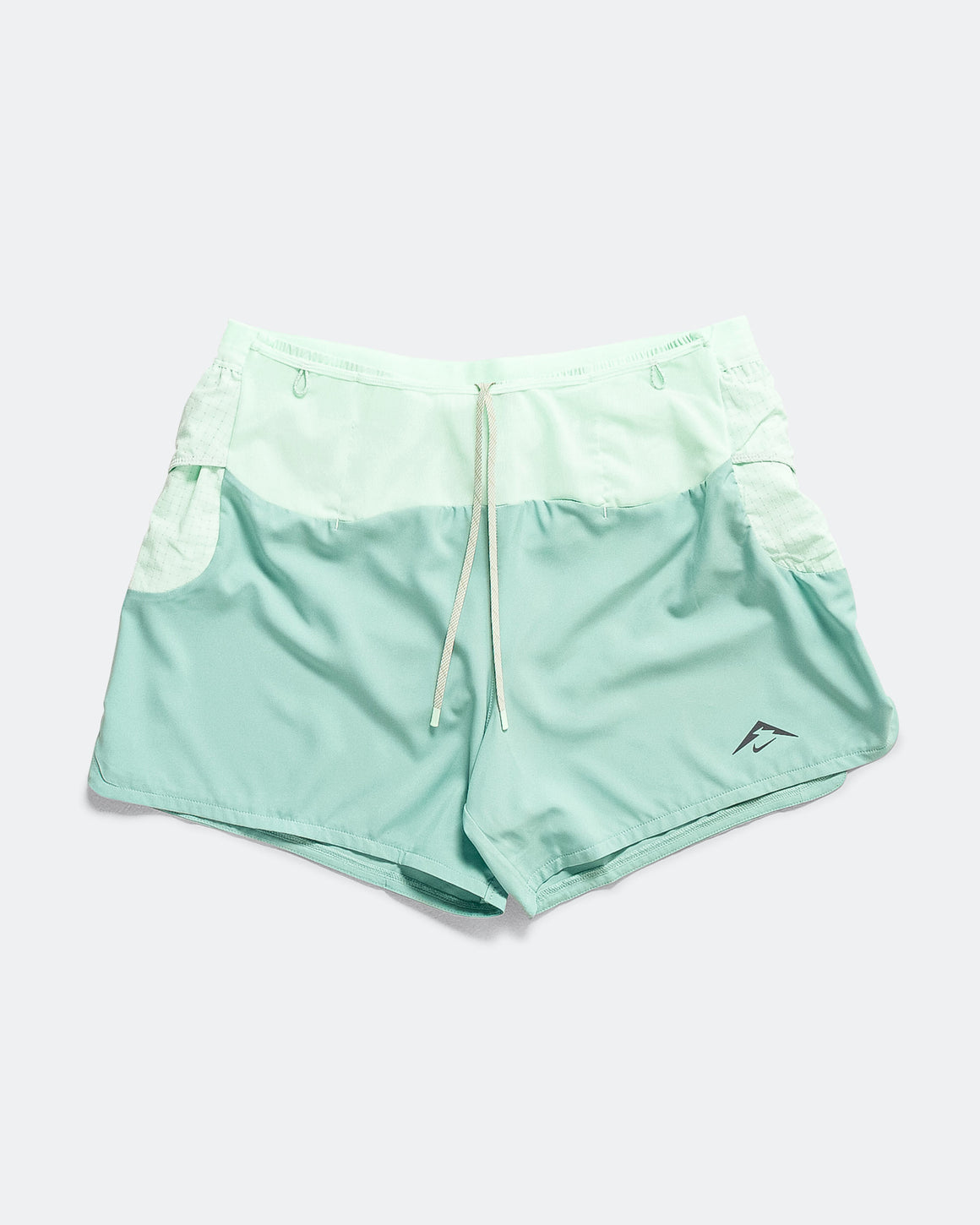 Nike - Mens Dri-FIT Second Sunrise 5in Brief-Lined Running Shorts - Canon/Mint Foam-College Grey-Black - Up There Athletics