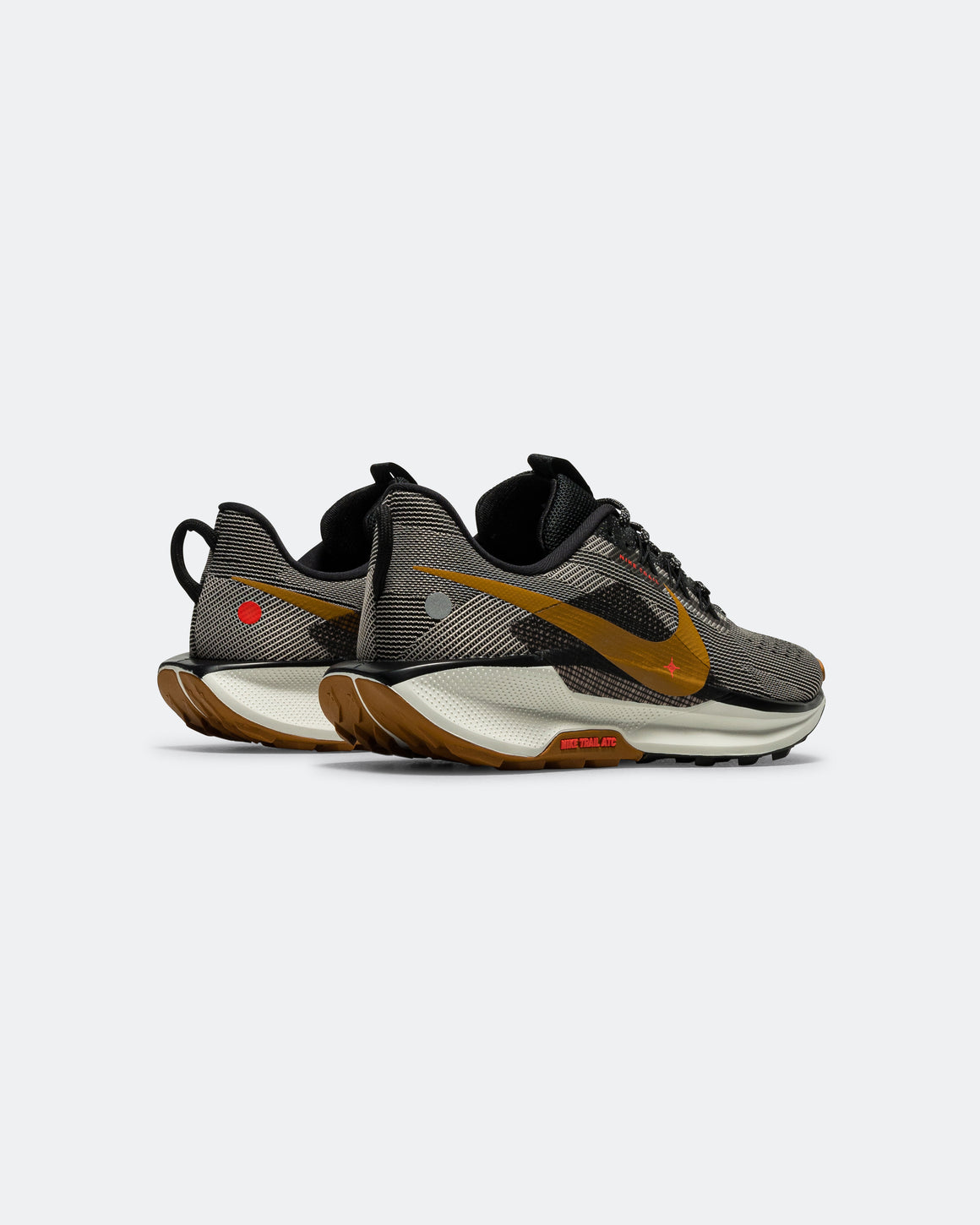 Nike - Mens React Pegasus Trail 5 - Black/Desert Ochre-Fir-College Grey - Up There Athletics