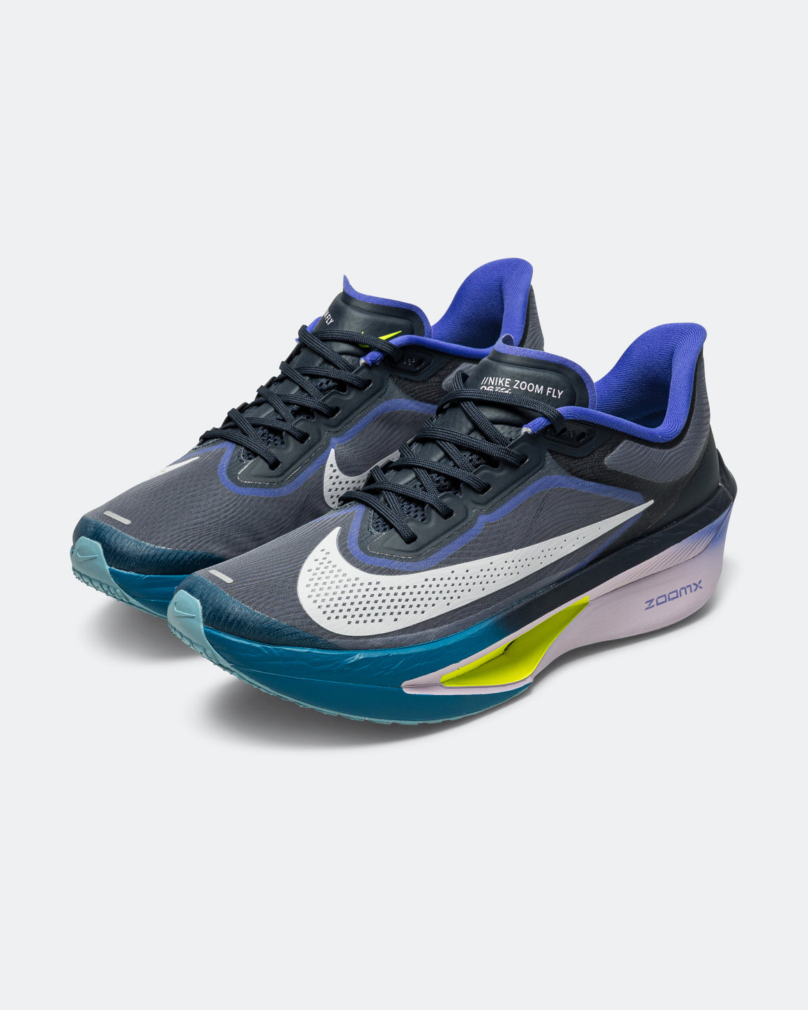 Nike - Mens Zoom Fly 6 - Obsidian/White-Persian Violet-Volt - Up There Athletics