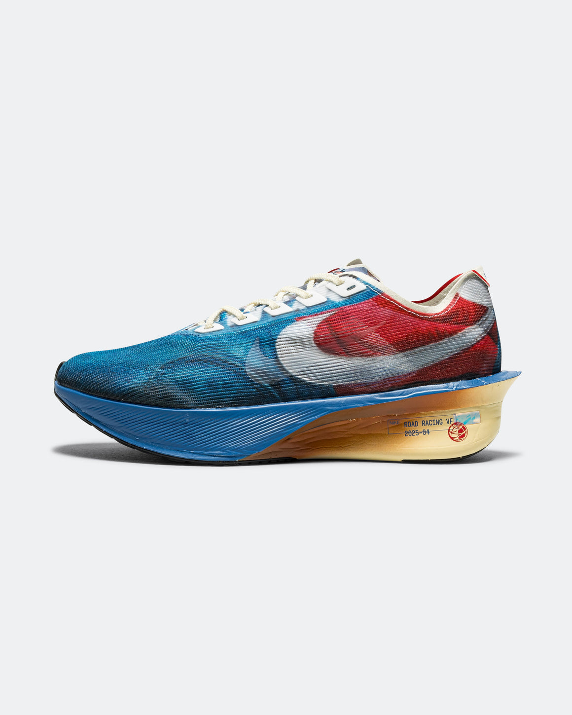 Nike - Mens ZoomX Vaporfly Next% 4 PRM - Multi Colour/Clear-Mountain Blue-Fire Red - Up There Athletics