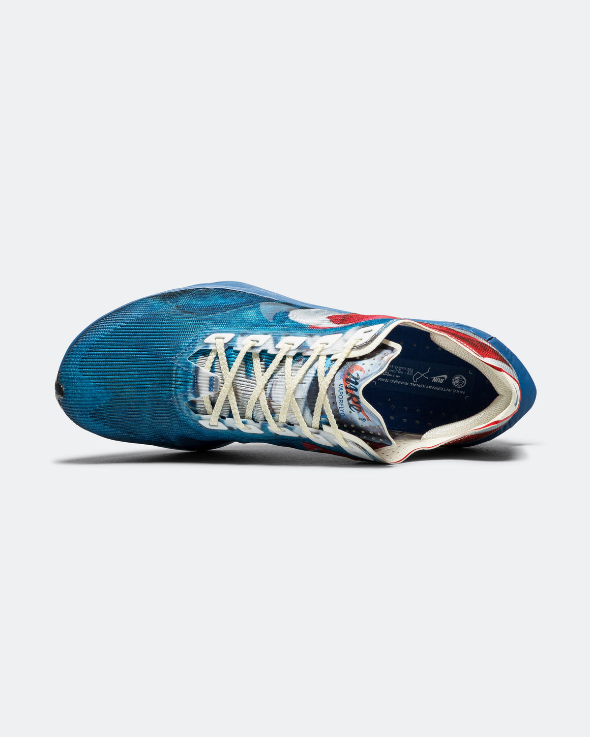 Nike - Mens ZoomX Vaporfly Next% 4 PRM - Multi Colour/Clear-Mountain Blue-Fire Red - Up There Athletics