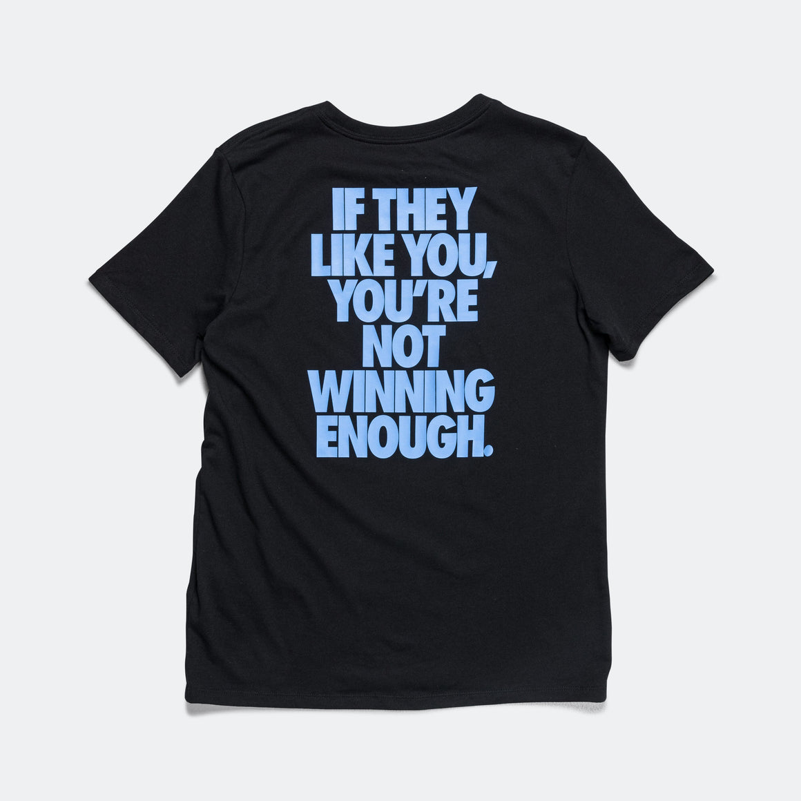Nike - Womens Winning Enough Tee QS - Black - Up There Athletics