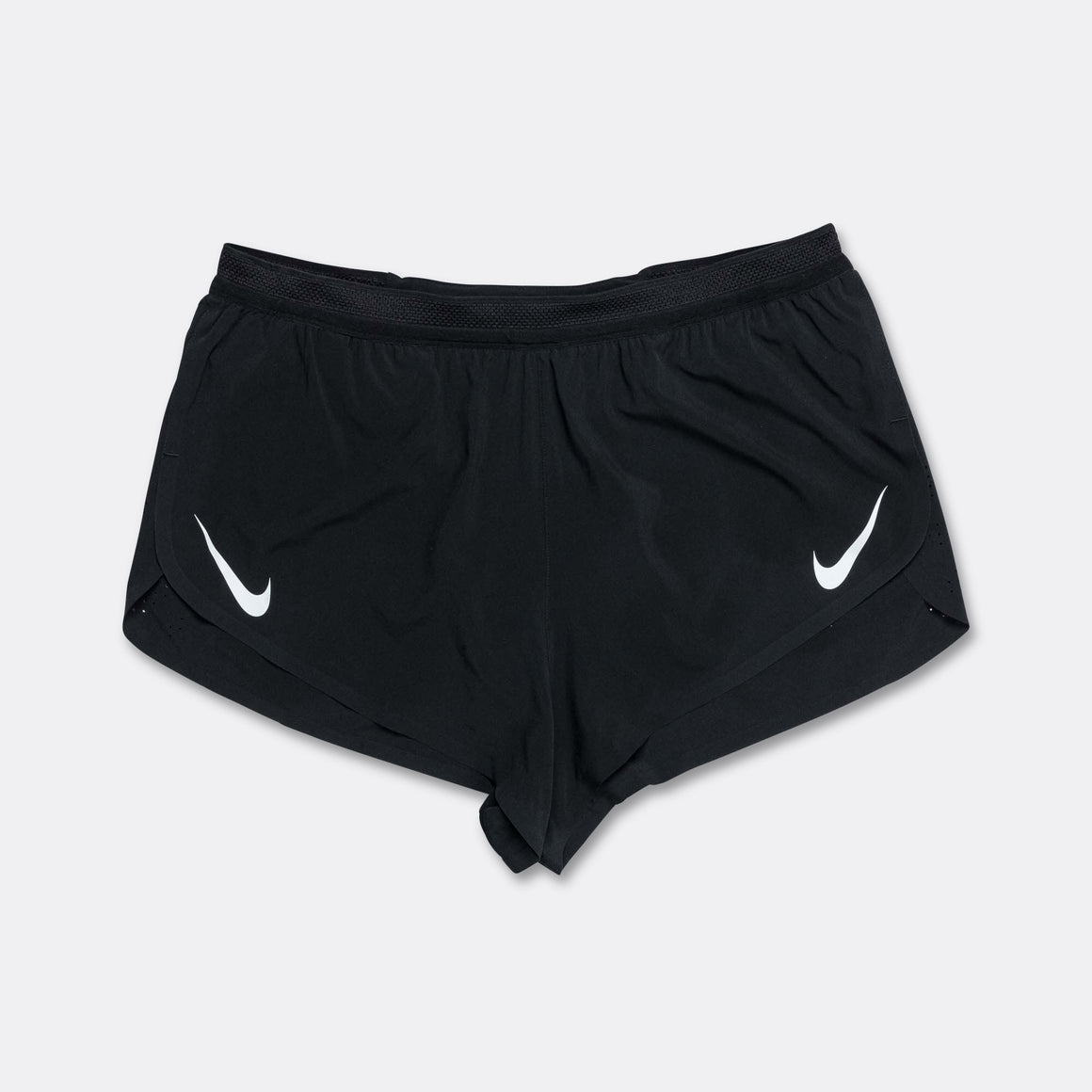 Nike - Mens Dri-FIT ADV AeroSwift Mid Rise 2" Short - Black/White - Up There Athletics