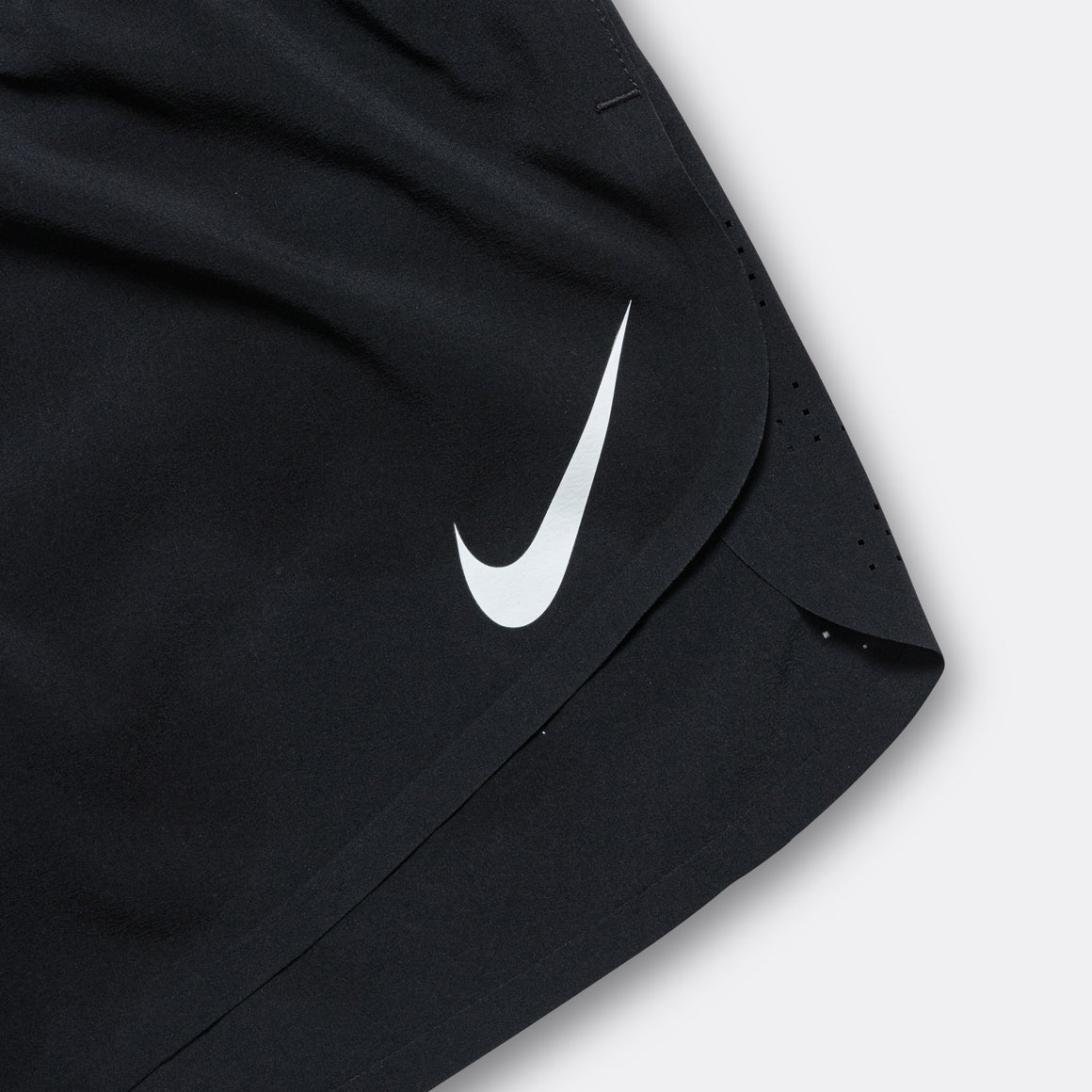 Nike - Mens Dri-FIT ADV AeroSwift Mid Rise 2" Short - Black/White - Up There Athletics