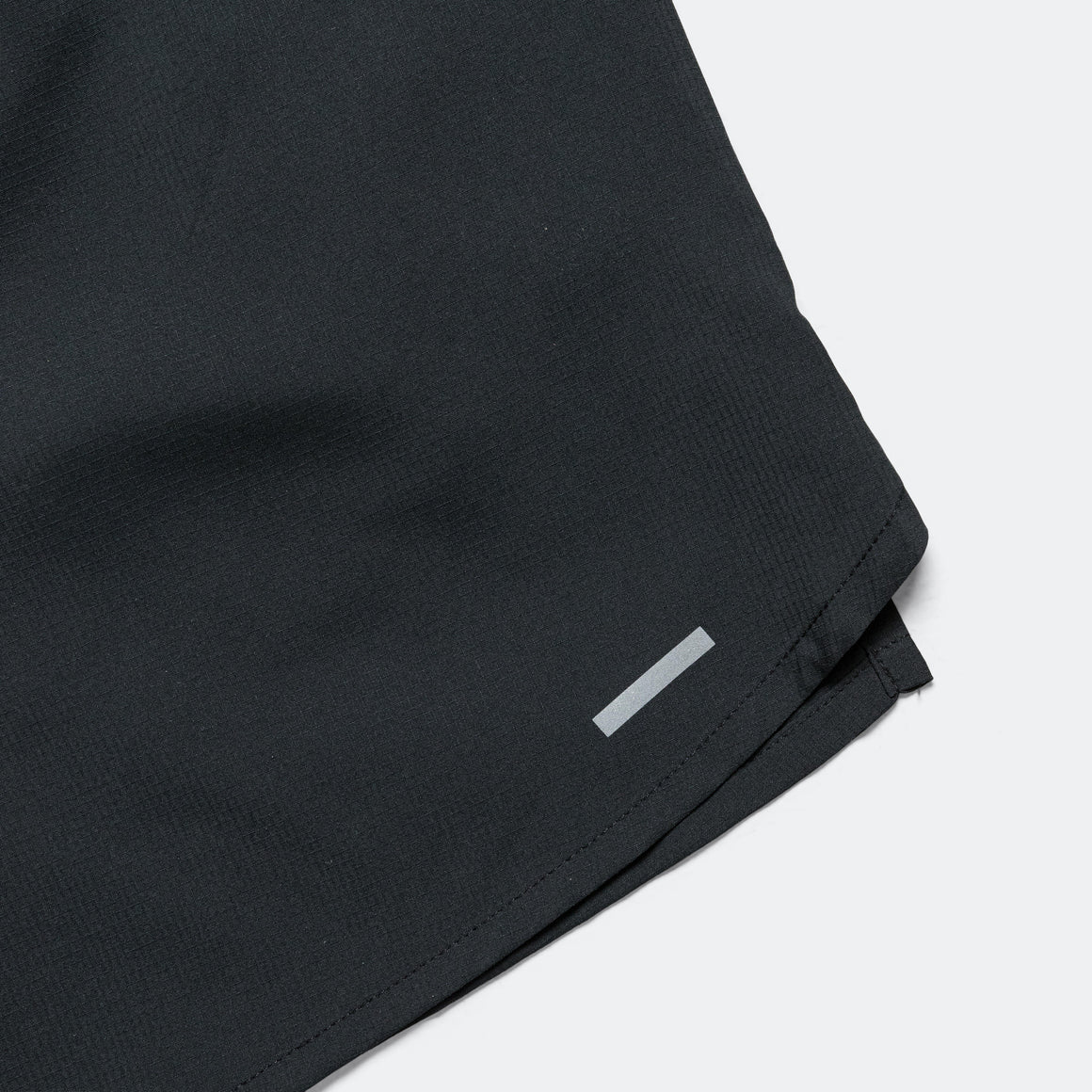 Nike - Mens 5in Brief Lined Running Shorts - Black/Black-Reflective Silver - Up There Athletics