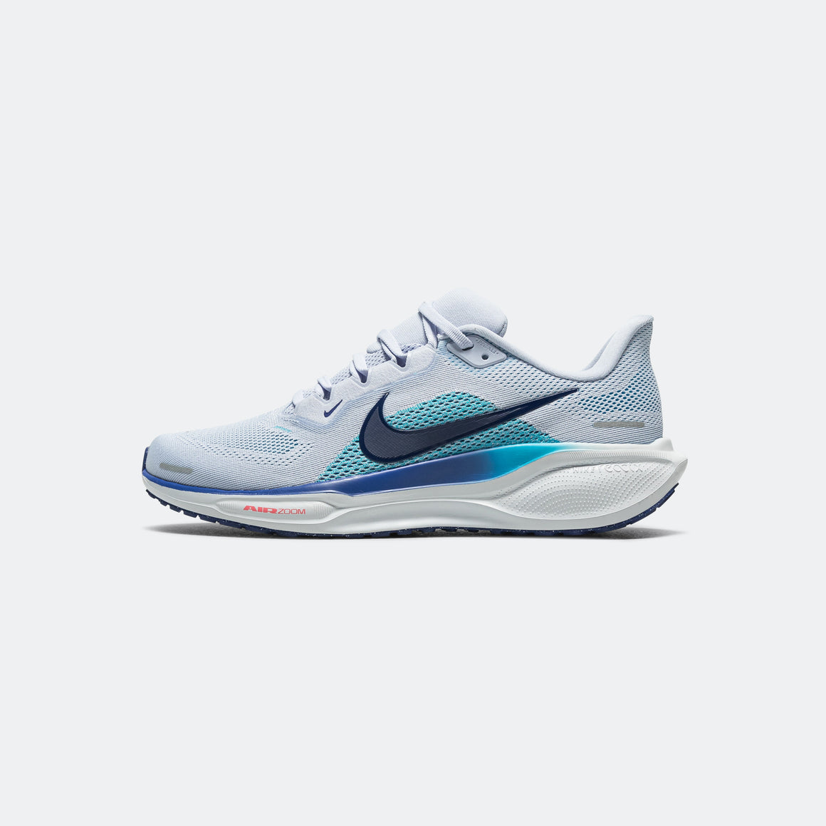 Nike - Mens Air Zoom Pegasus 41 - Ghost/Football Grey-Deep Night-Blue Void - Up There Athletics
