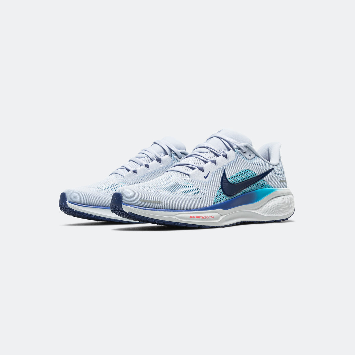 Nike - Mens Air Zoom Pegasus 41 - Ghost/Football Grey-Deep Night-Blue Void - Up There Athletics