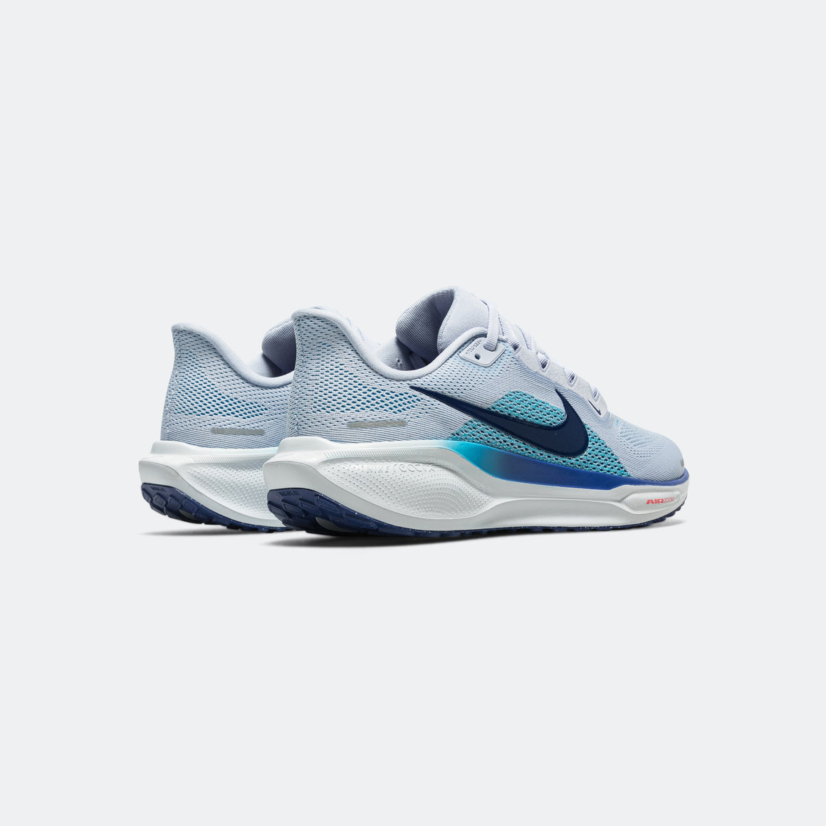 Nike - Mens Air Zoom Pegasus 41 - Ghost/Football Grey-Deep Night-Blue Void - Up There Athletics