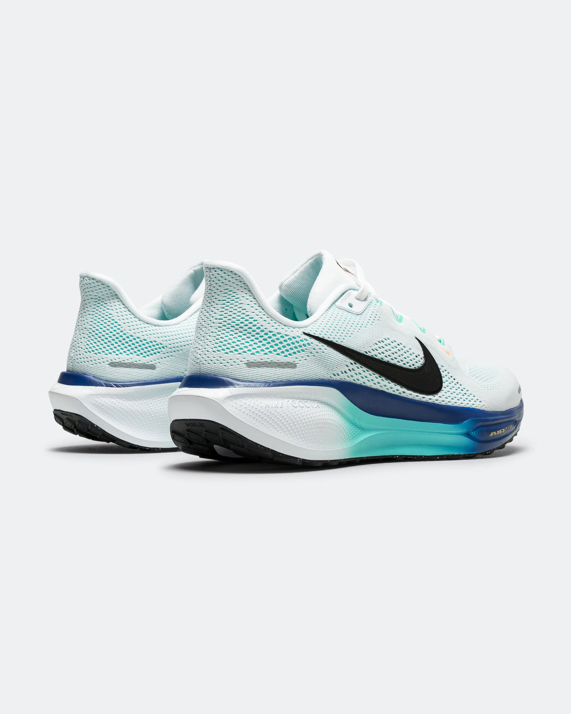 Nike - Mens Air Zoom Pegasus 41 - White/Black-Hyper Turquoise-Concord - Up There Athletics