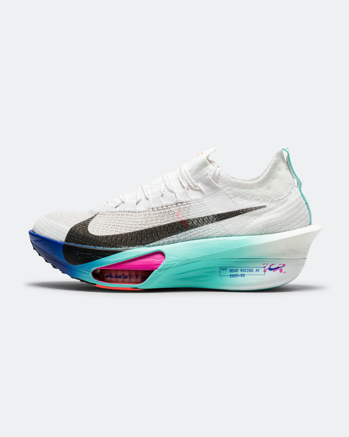 Nike - Womens Air Zoom Alphafly Next% 3 - White/Black-Hyper Turquoise-Concord - Up There Athletics