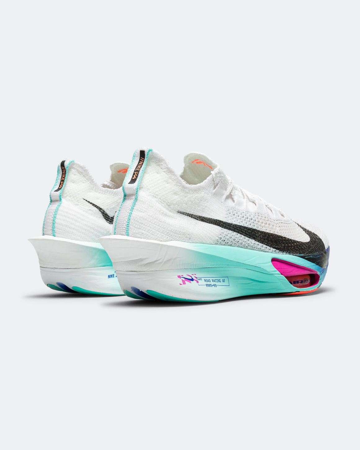 Nike - Womens Air Zoom Alphafly Next% 3 - White/Black-Hyper Turquoise-Concord - Up There Athletics