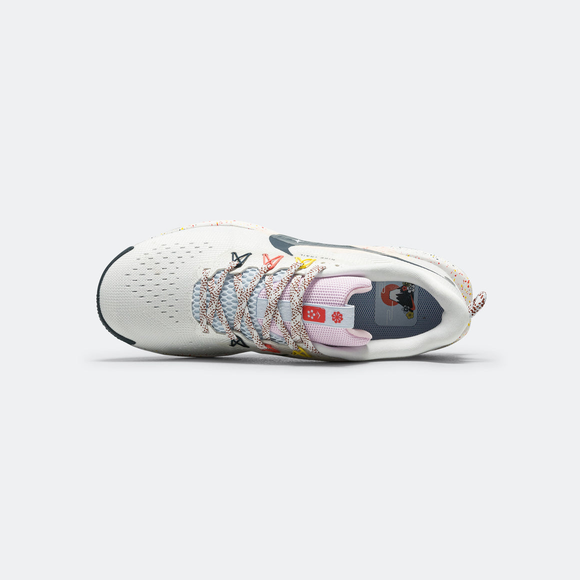Nike - Mens ReactX Pegasus Trail 5 - Summit White/Armory Navy-Football Grey - Up There Athletics