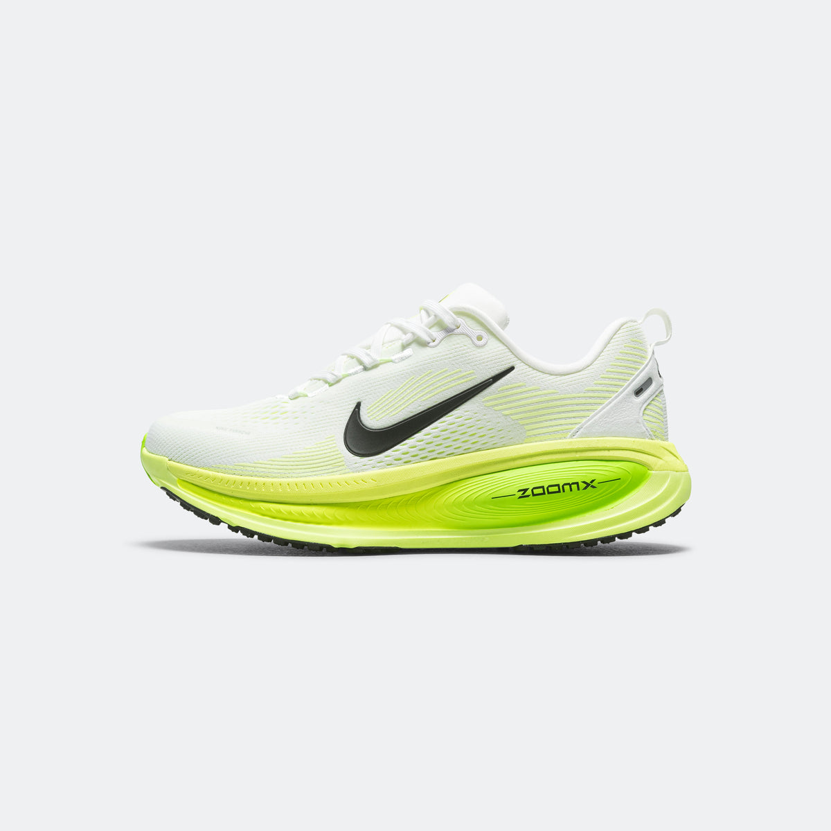 Nike Mens Vomero 18 White/Electric Green-Volt/Black Up There