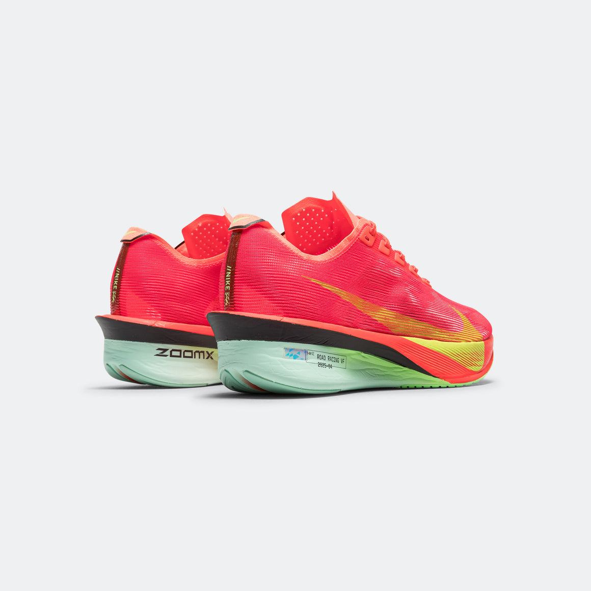 Nike - Mens ZoomX Vaporfly Next% 4 - Bright Crimson/Lime Blast-Mint Foam - Up There Athletics