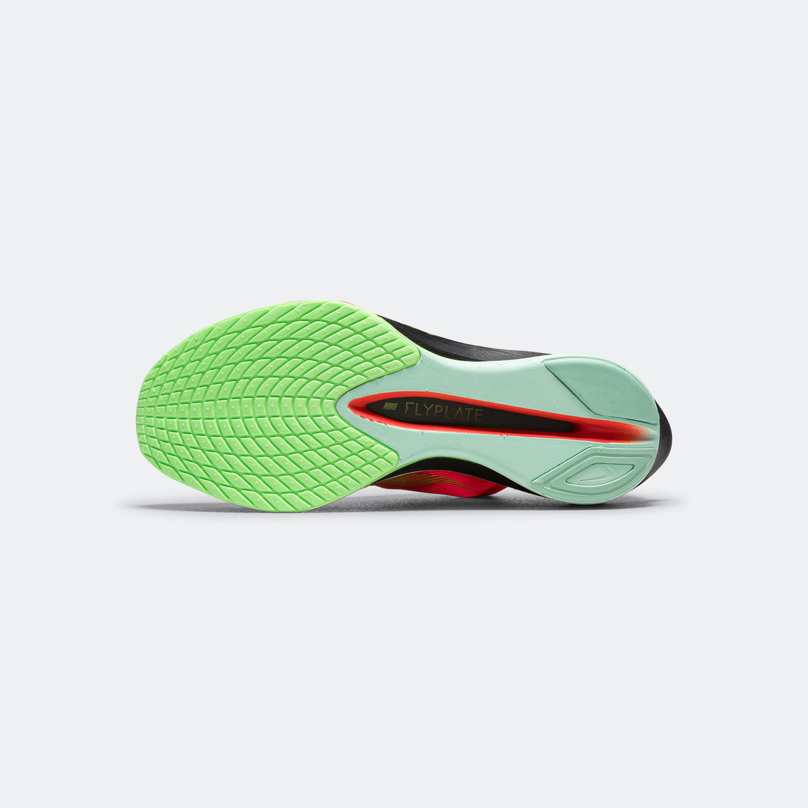 Nike - Mens ZoomX Vaporfly Next% 4 - Bright Crimson/Lime Blast-Mint Foam - Up There Athletics