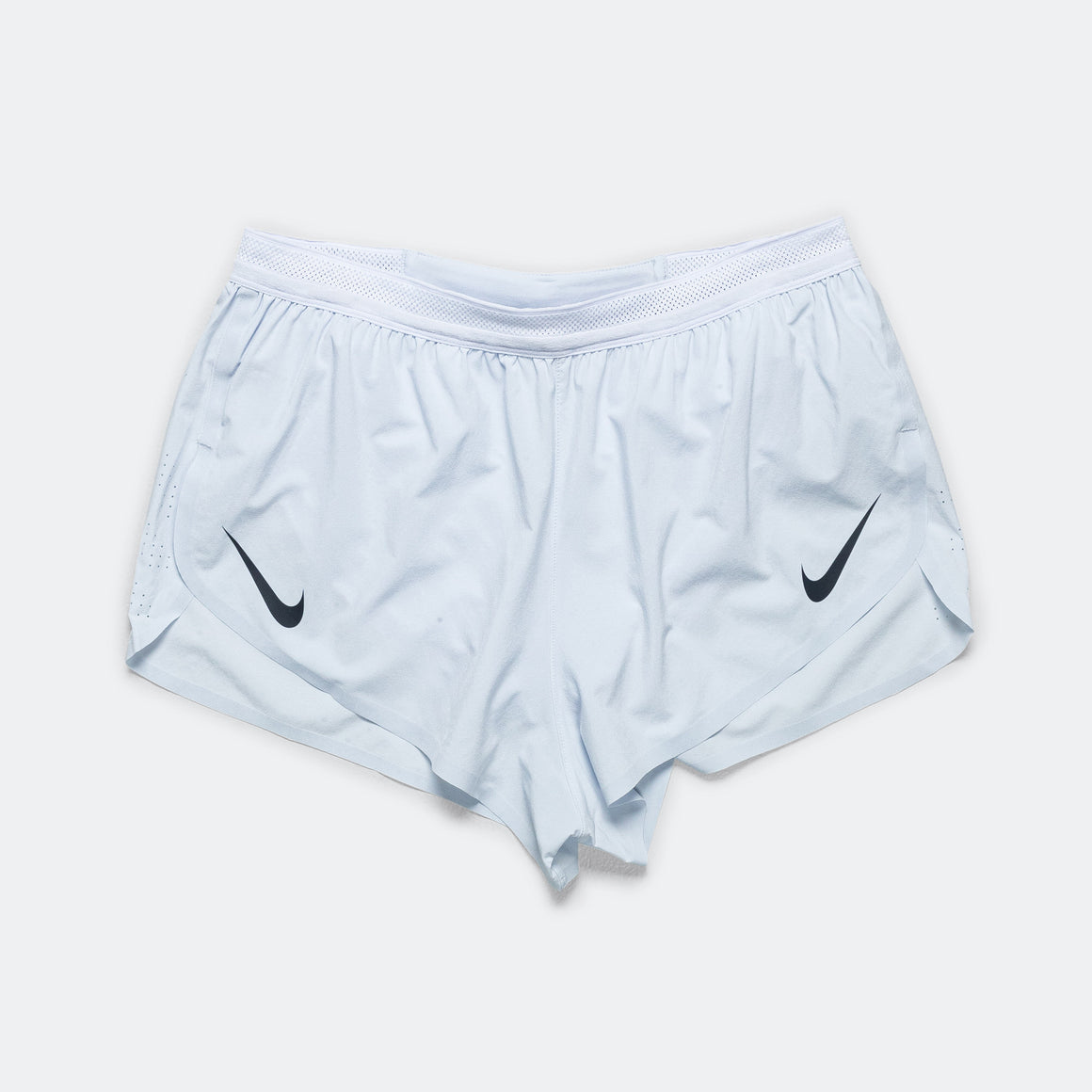 Nike - Mens Dri-FIT ADV AeroSwift Mid Rise 2" Short - Football Grey/Dark Obsidian - Up There Athletics
