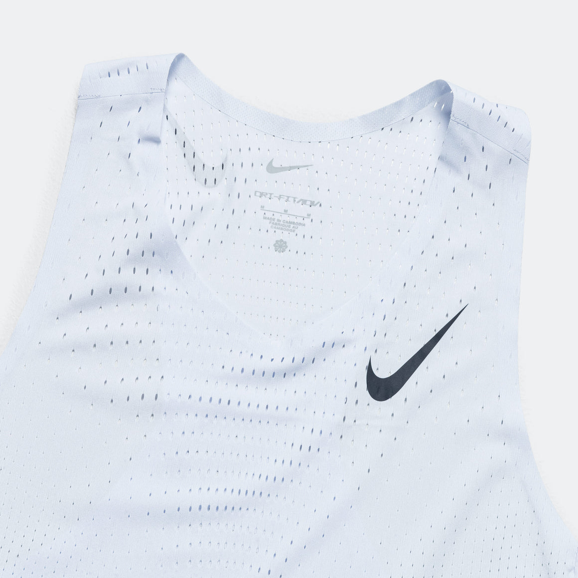 Nike - Mens Dri-FIT ADV AeroSwift Singlet - Football Grey/Dark Obsidian - Up There Athletics