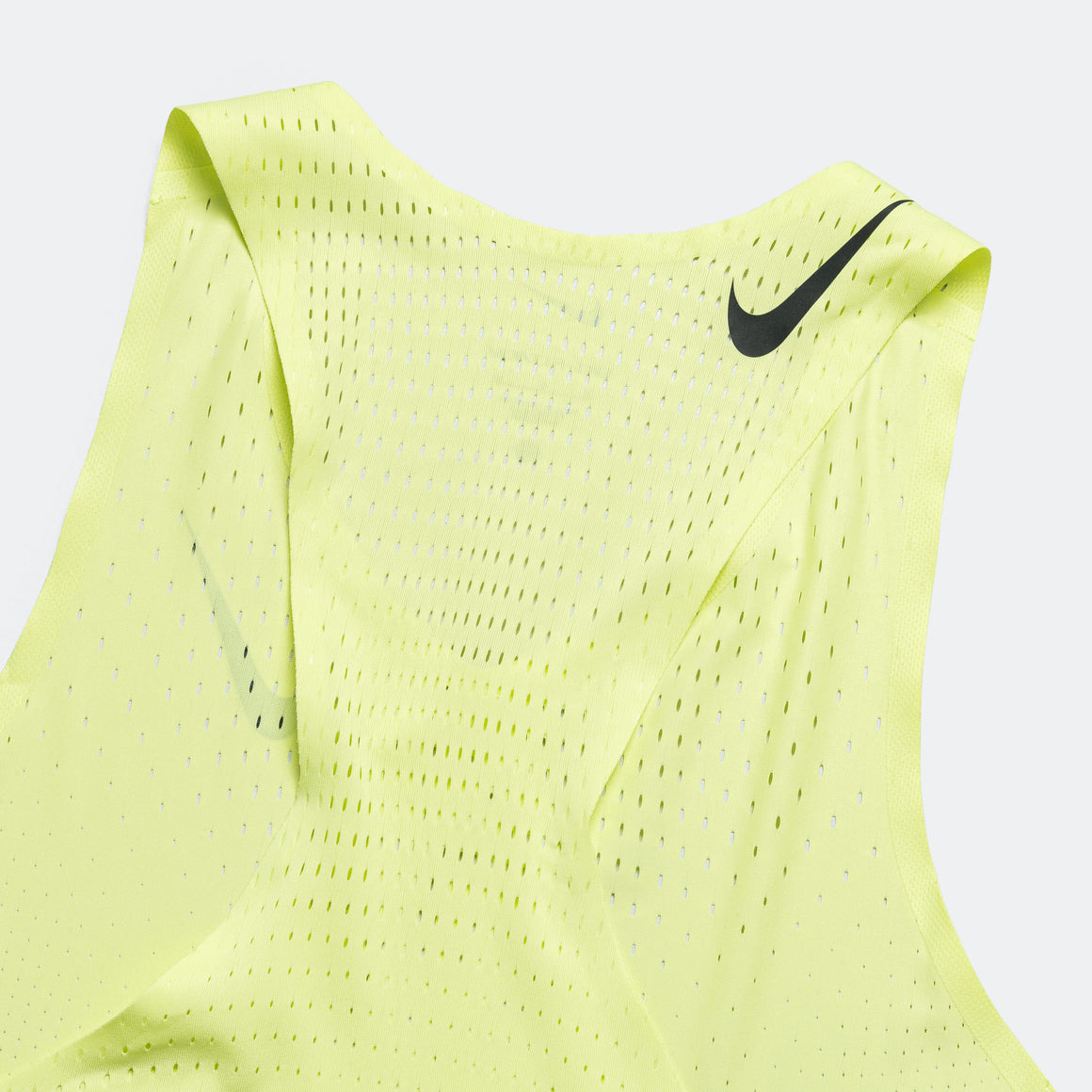 Nike - Mens Dri-FIT ADV Aeroswift Singlet - Lt Lemon Twist/Black - Up There Athletics