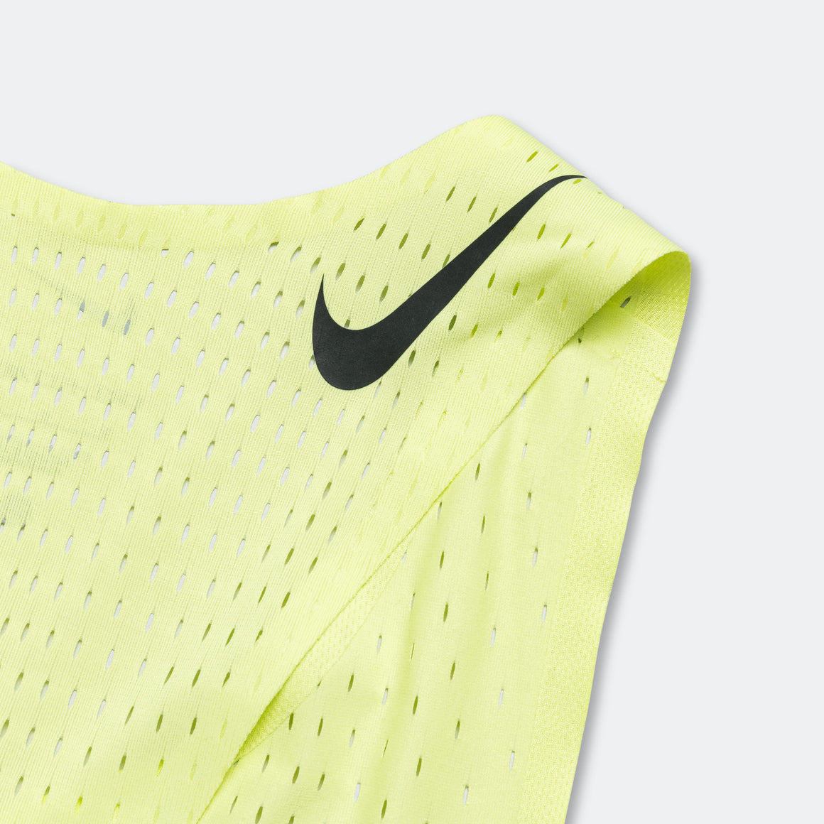 Nike - Mens Dri-FIT ADV Aeroswift Singlet - Lt Lemon Twist/Black - Up There Athletics