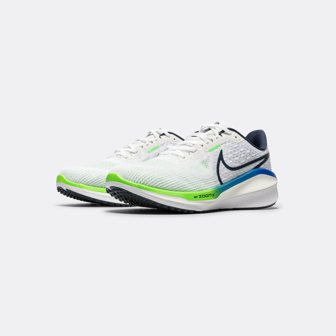 Nike - Mens Vomero 17- White/Thunder Blue-Platinum Tint - Up There Athletics