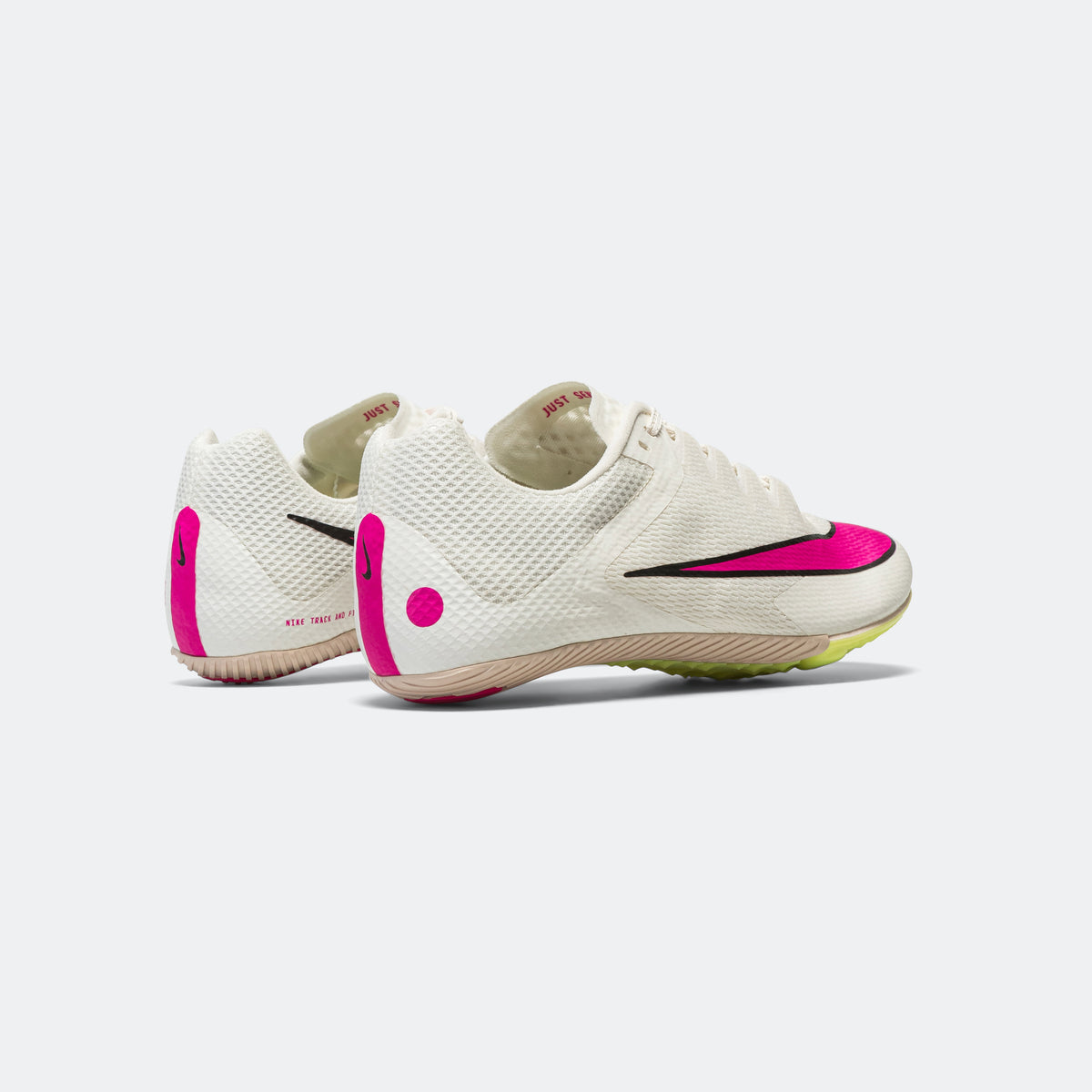 Unisex Nike Zoom Rival Sprint - Sail/Fierce_Pink_Lt - Size 3