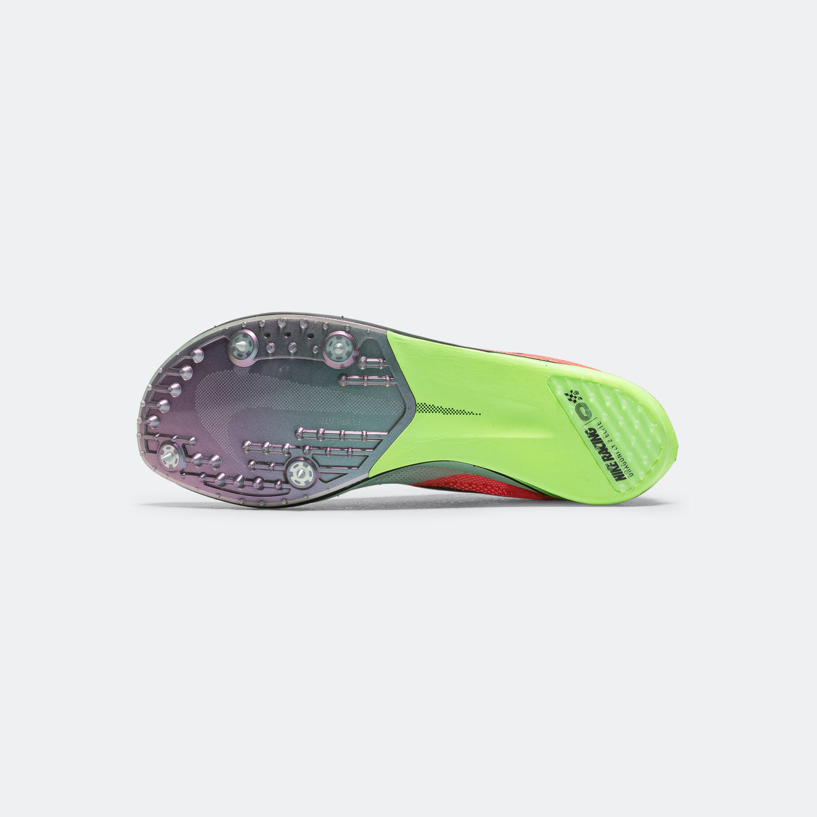 Nike - Mens ZoomX Dragonfly 2 Elite - Bright Crimson/Cave Purple-Lime Blast - Up There Athletics