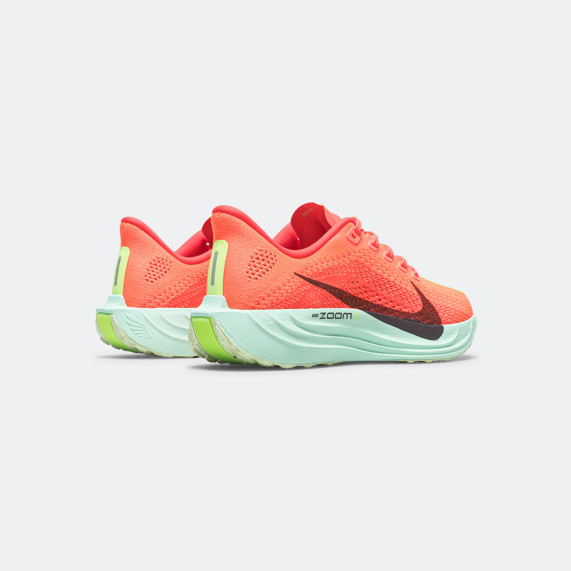 Nike - Womens Pegasus Plus - Bright Crimson/Cave Purple-Lime Blast - Up There Athletics