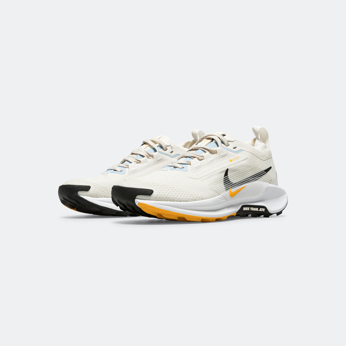 Nike - Womens ReactX Pegasus Trail 5 GORE-TEX - Phantom White/University Gold-Black - Up There Athletics
