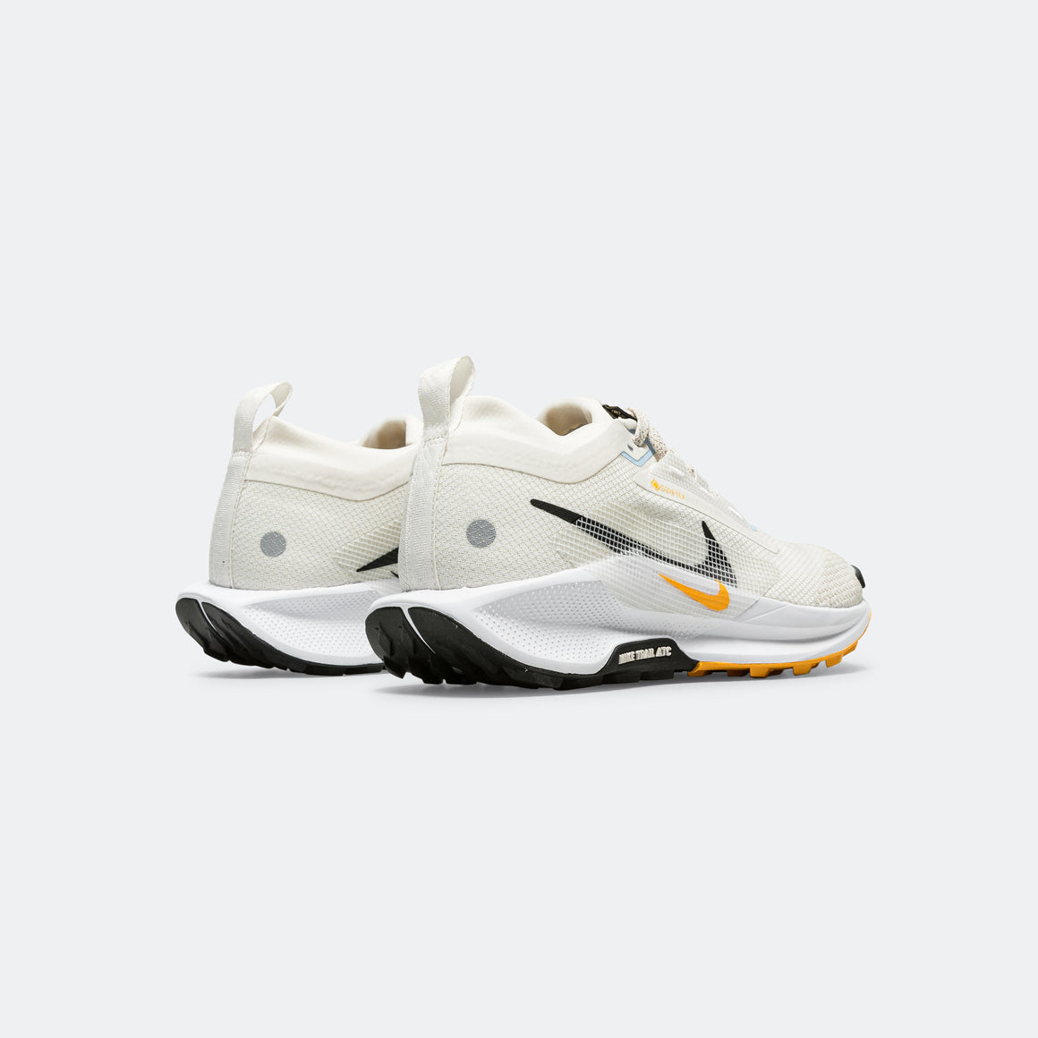 Nike - Womens ReactX Pegasus Trail 5 GORE-TEX - Phantom White/University Gold-Black - Up There Athletics