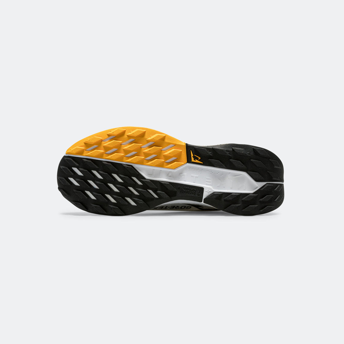 Nike - Womens ReactX Pegasus Trail 5 GORE-TEX - Phantom White/University Gold-Black - Up There Athletics