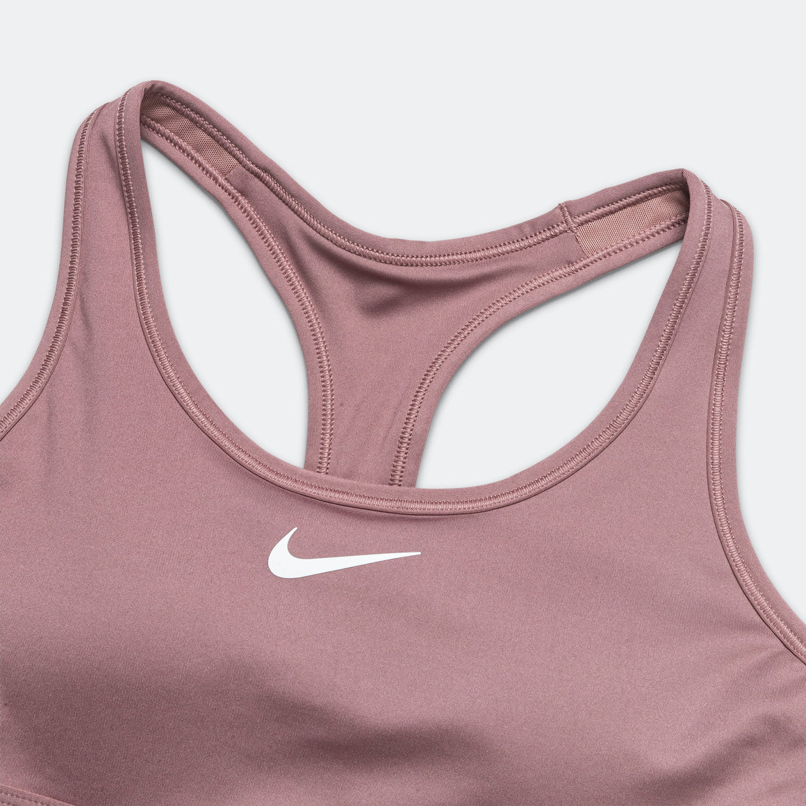 Nike - Womens Swoosh Medium Support Bra - Smokey Mauve/White - Up There Athletics