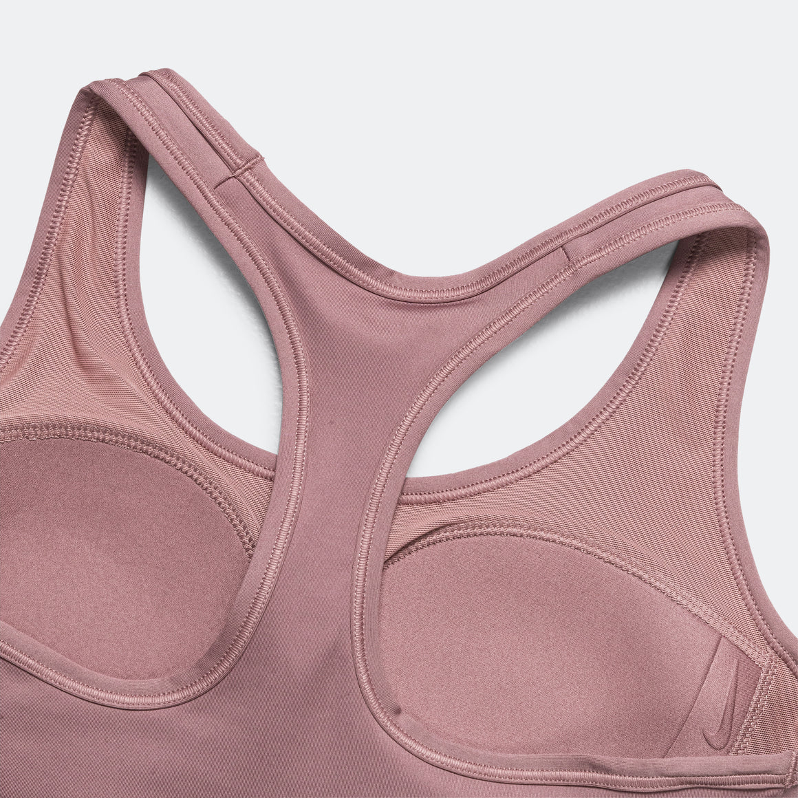 Nike - Womens Swoosh Medium Support Bra - Smokey Mauve/White - Up There Athletics