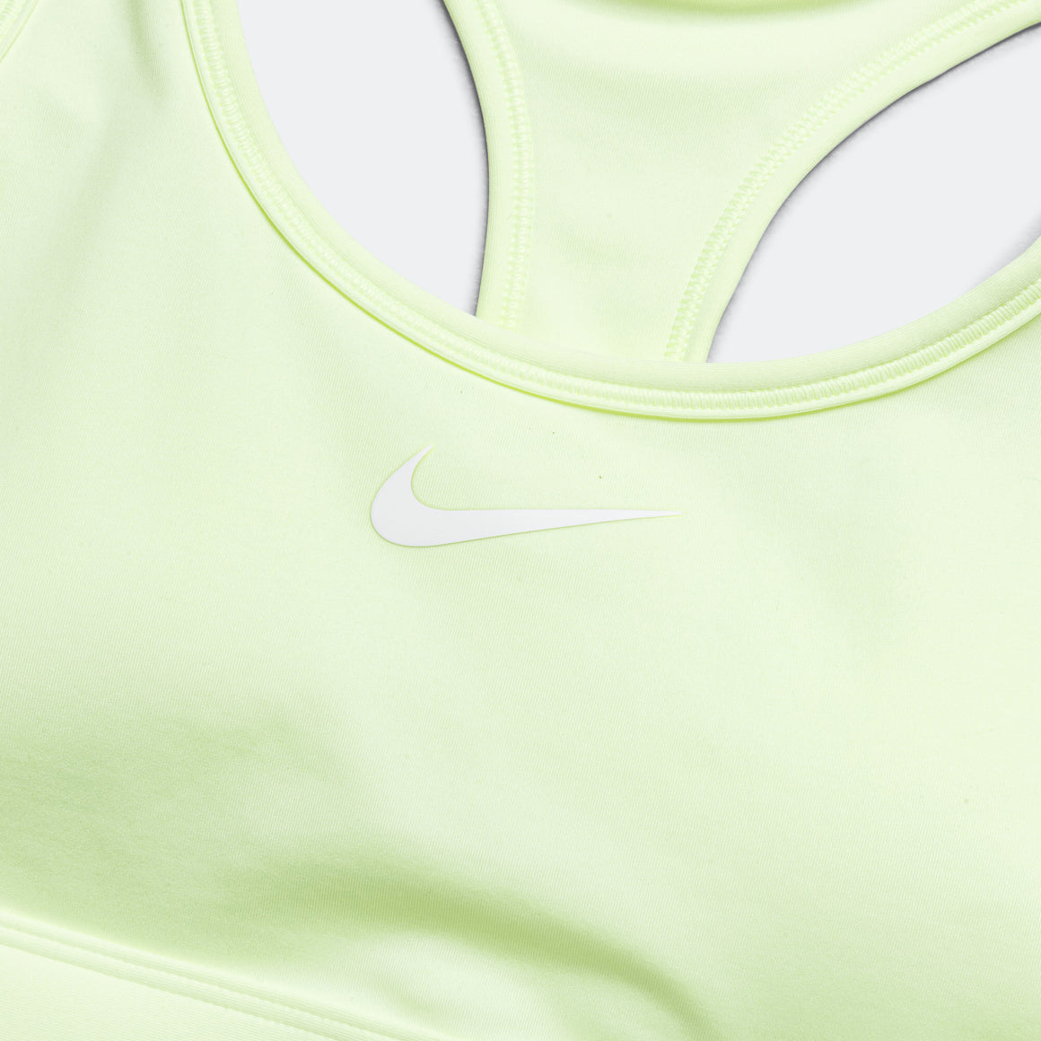 Nike - Womens Swoosh Medium Support Sports Bra - Barley Volt/White - Up There Athletics